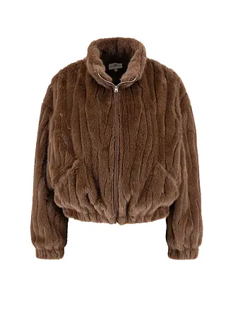 FYNCH HATTON | Jacke in Felloptik | 